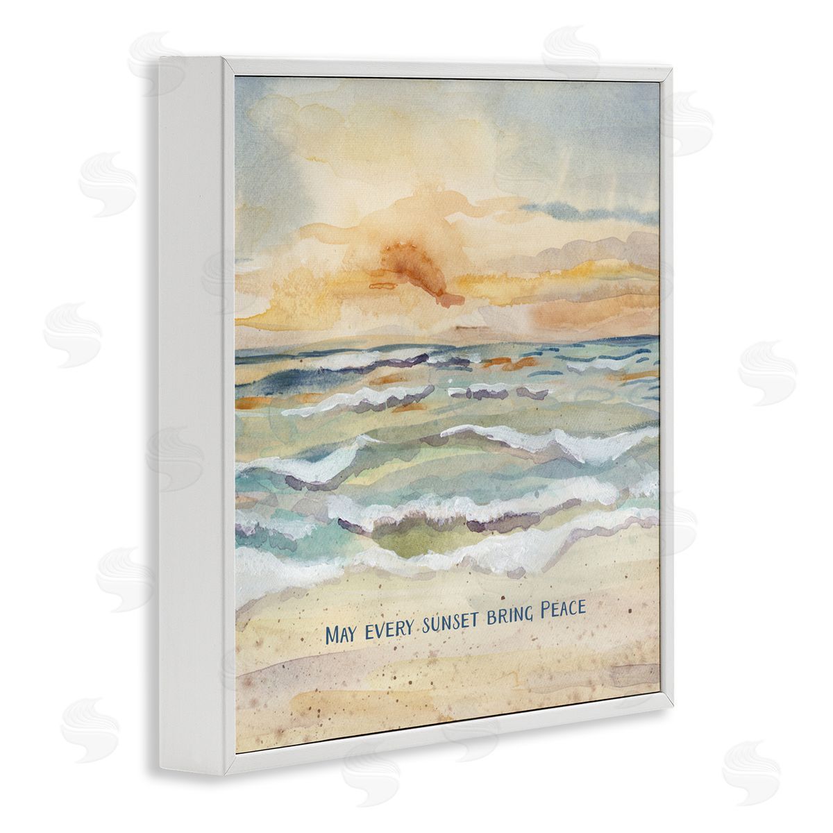 Audrey Jeanne Roberts May Every Sunset Bring Peace Canvas Wall Art Print