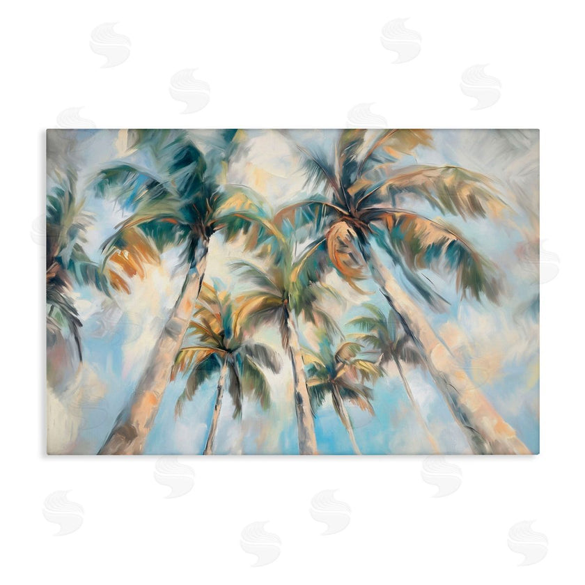 Ramona Murdock | Swaying Palms with Soft Clouds