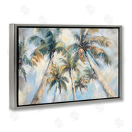 Ramona Murdock | Swaying Palms with Soft Clouds