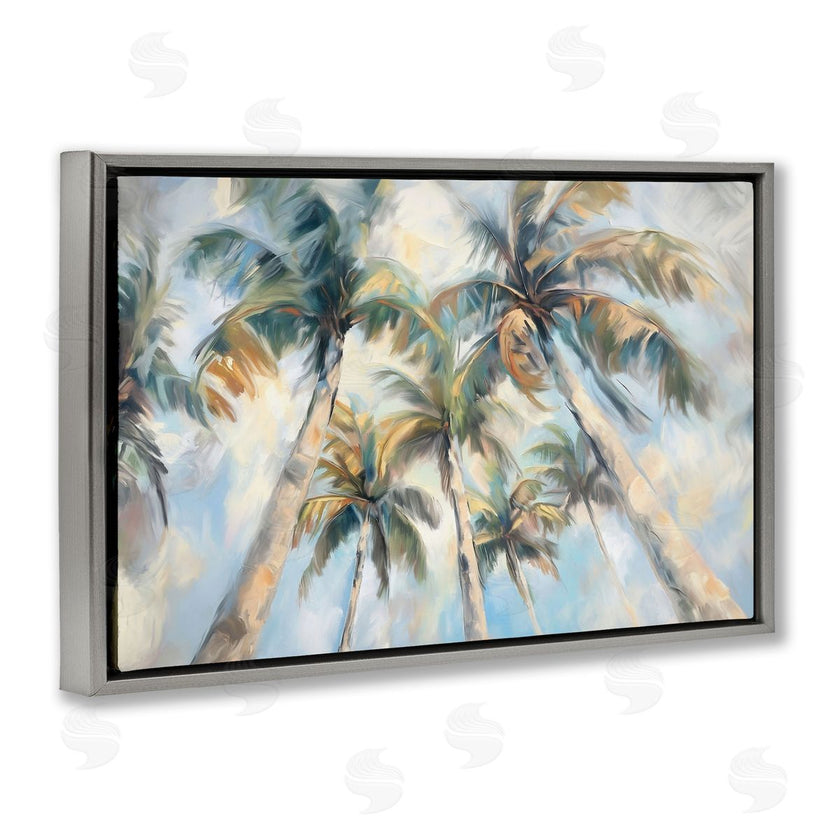 Ramona Murdock | Swaying Palms with Soft Clouds