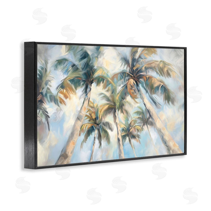 Ramona Murdock | Swaying Palms with Soft Clouds