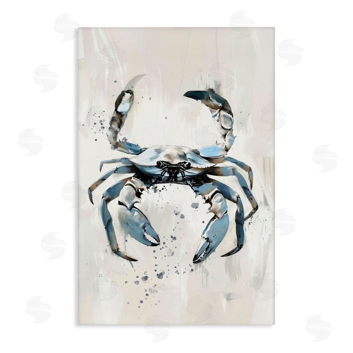 Ramona Murdock Neutral Crab Kingdom Canvas Wall Art Print