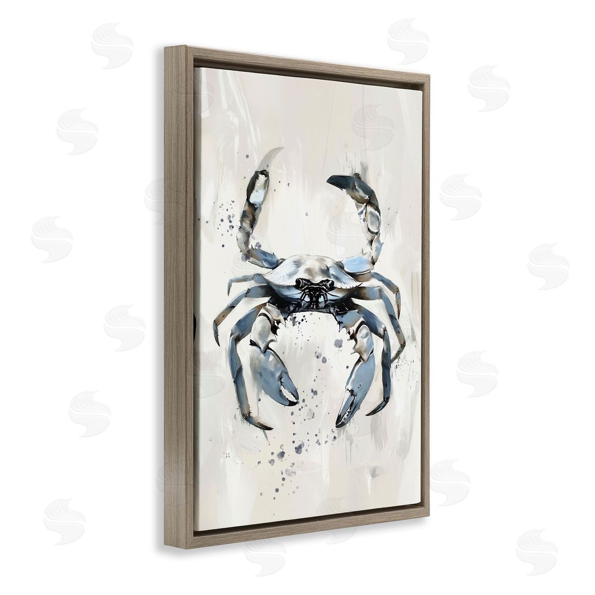 Ramona Murdock Neutral Crab Kingdom Canvas Wall Art Print