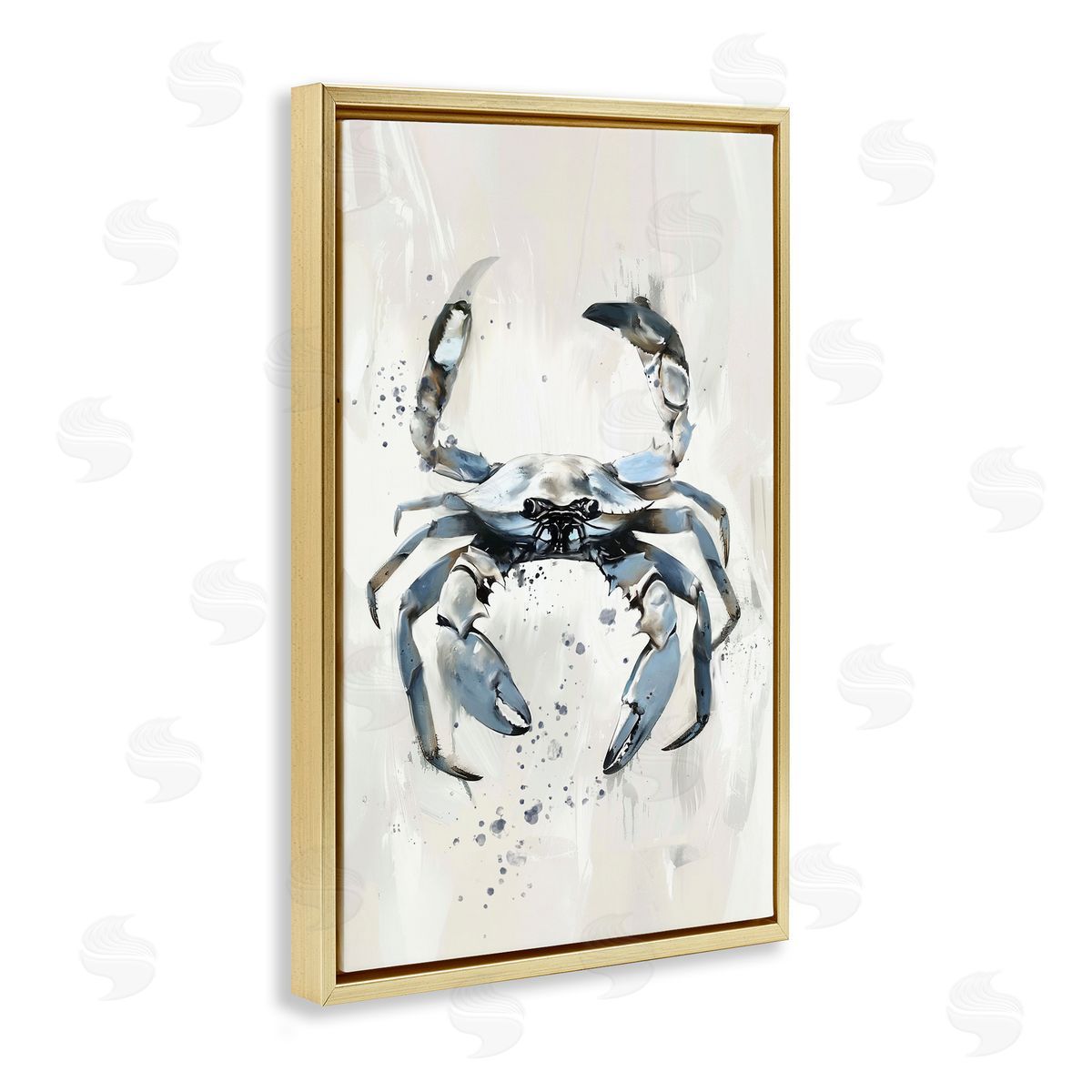 Ramona Murdock Neutral Crab Kingdom Canvas Wall Art Print
