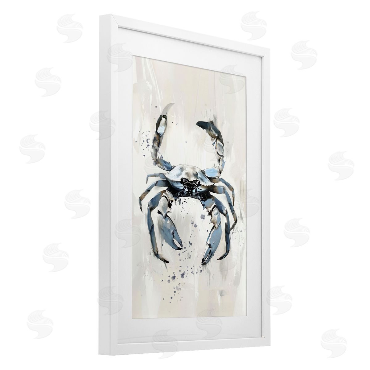 Ramona Murdock Neutral Crab Kingdom Canvas Wall Art Print