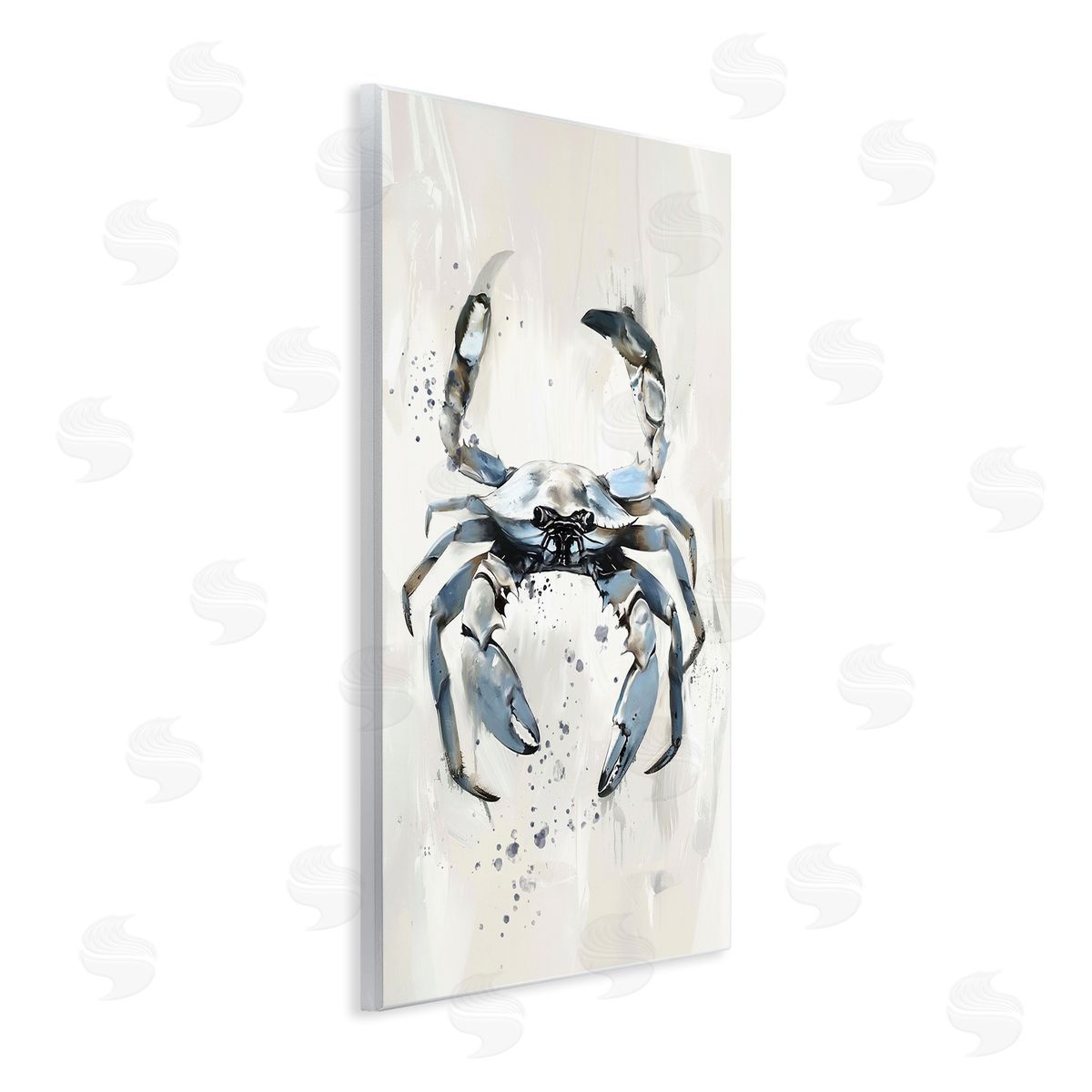 Ramona Murdock Neutral Crab Kingdom Canvas Wall Art Print