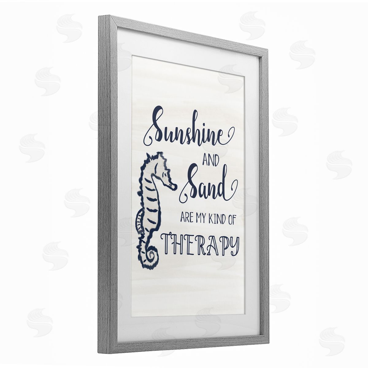 JJ Design House LLC Sunshine & Sand My Kind of Therapy Canvas Wall Art Print