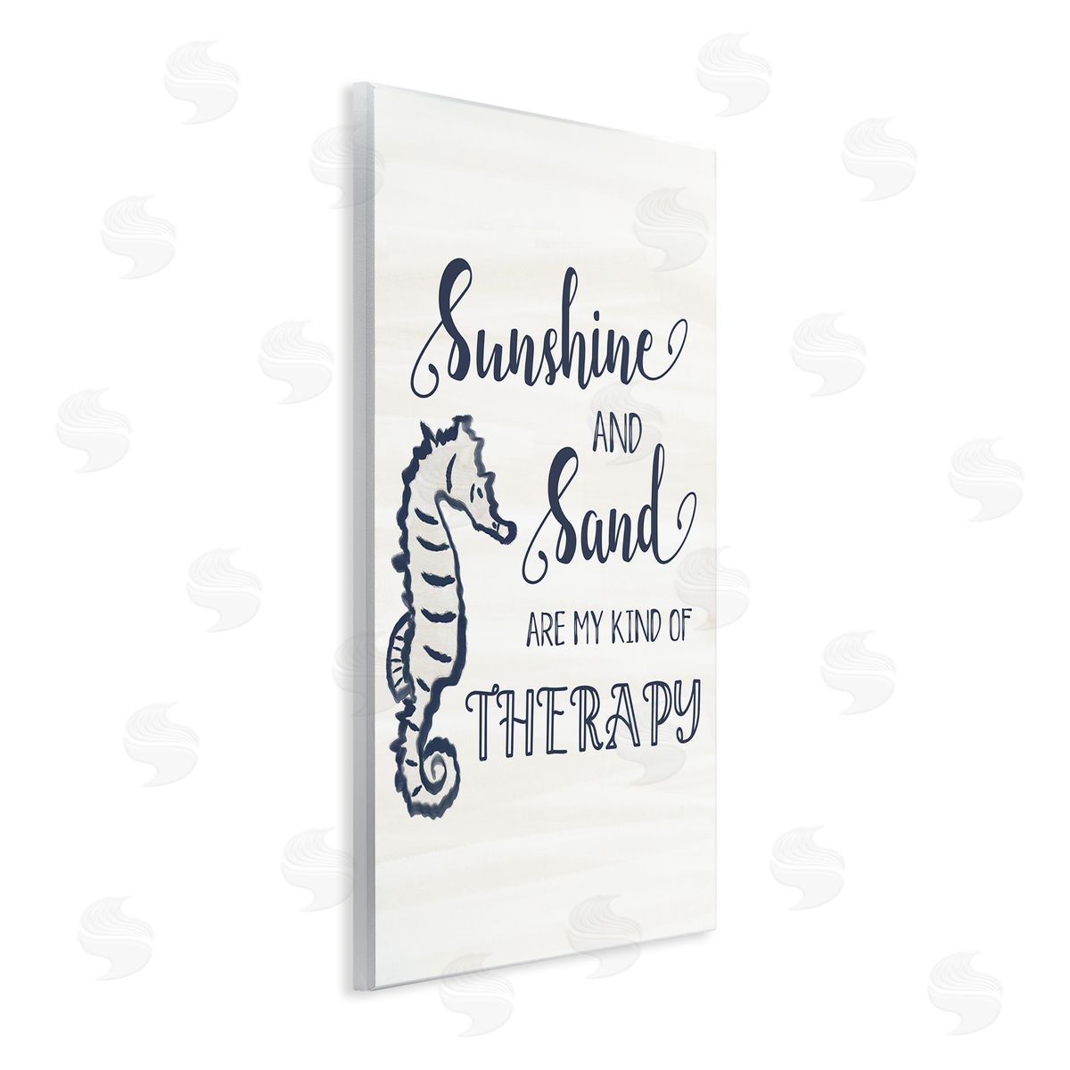 JJ Design House LLC Sunshine & Sand My Kind of Therapy Canvas Wall Art Print