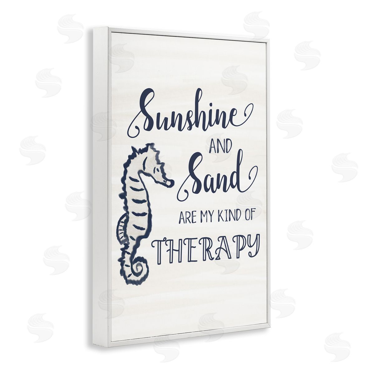 JJ Design House LLC Sunshine & Sand My Kind of Therapy Canvas Wall Art Print