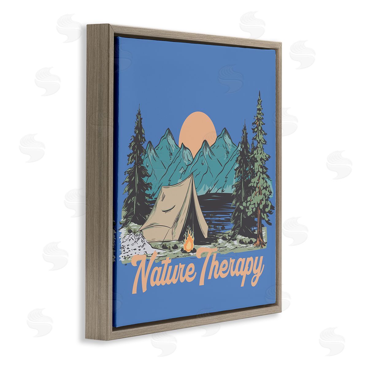 Jedco Brands, Inc. Vintage Nature Therapy Camp Canvas Wall Art Print