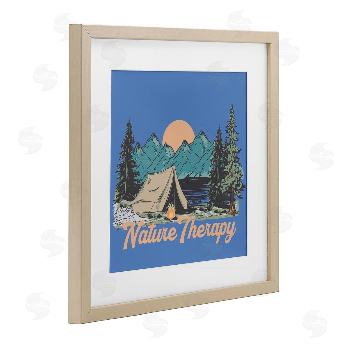 Jedco Brands, Inc. Vintage Nature Therapy Camp Canvas Wall Art Print