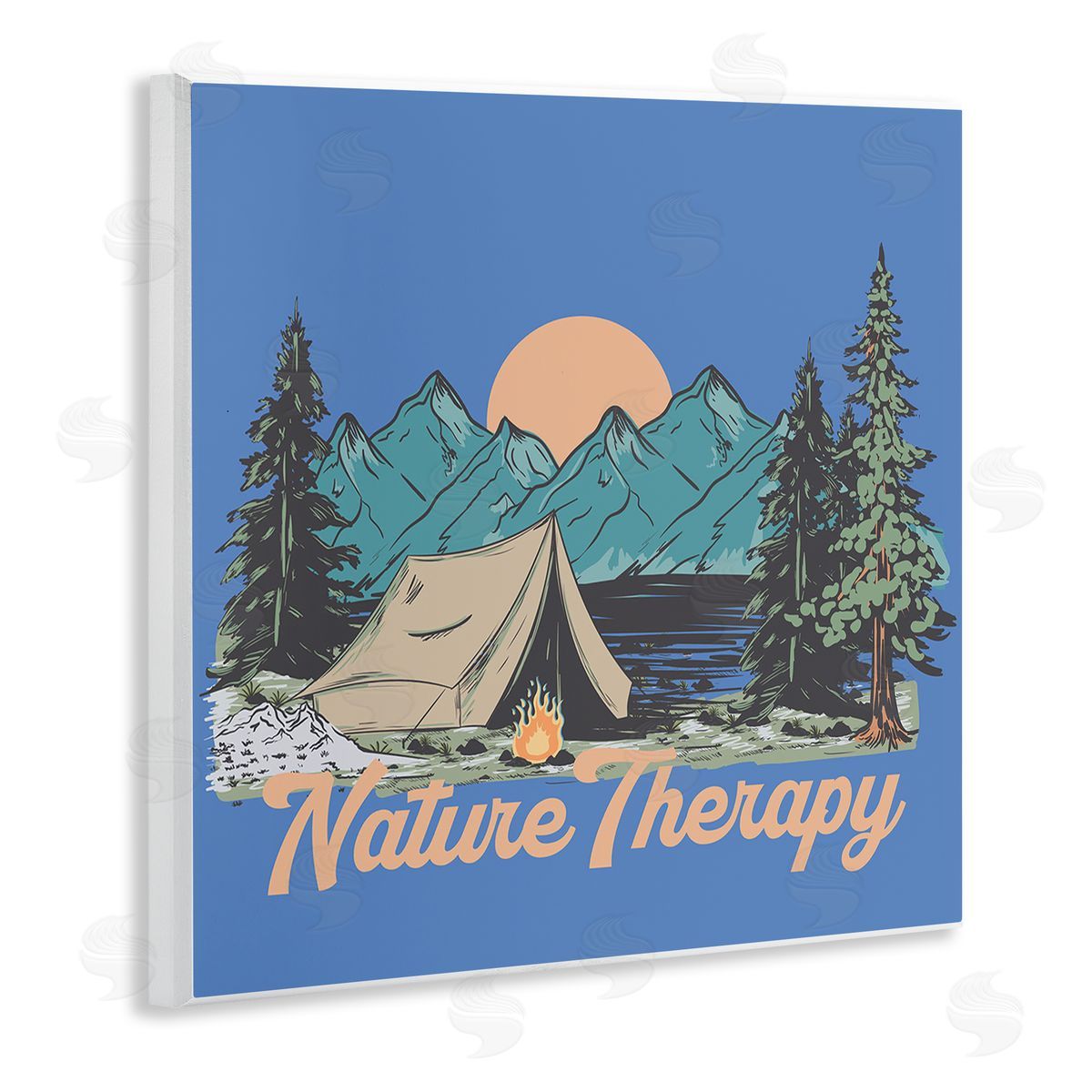 Jedco Brands, Inc. Vintage Nature Therapy Camp Canvas Wall Art Print