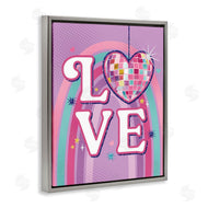 Courtney Morgenstern | Love Disco Heart Rainbow