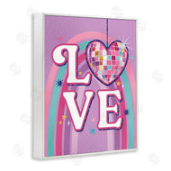 Courtney Morgenstern | Love Disco Heart Rainbow