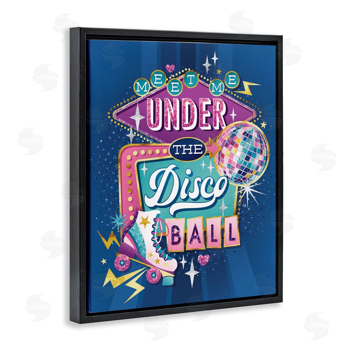 Courtney Morgenstern Meet Me Under Disco Ball Canvas Wall Art Print