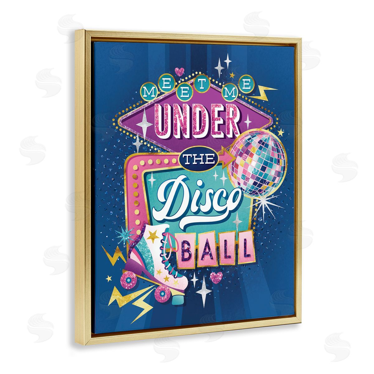 Courtney Morgenstern Meet Me Under Disco Ball Canvas Wall Art Print