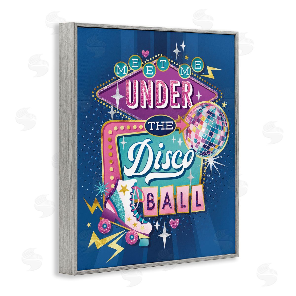 Courtney Morgenstern Meet Me Under Disco Ball Canvas Wall Art Print