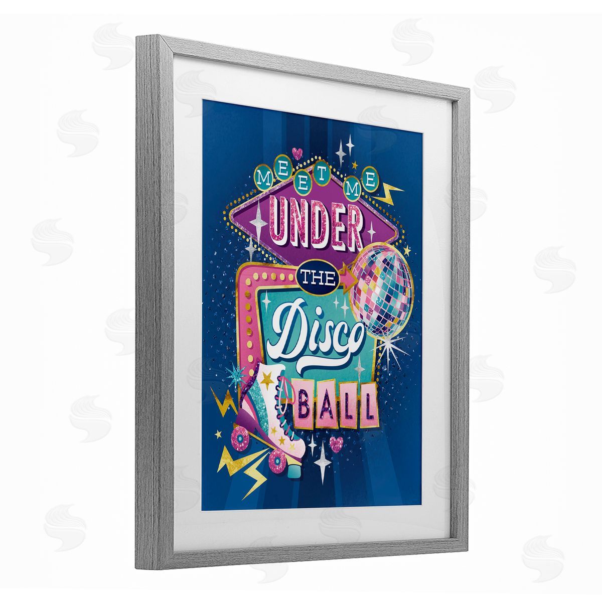 Courtney Morgenstern Meet Me Under Disco Ball Canvas Wall Art Print