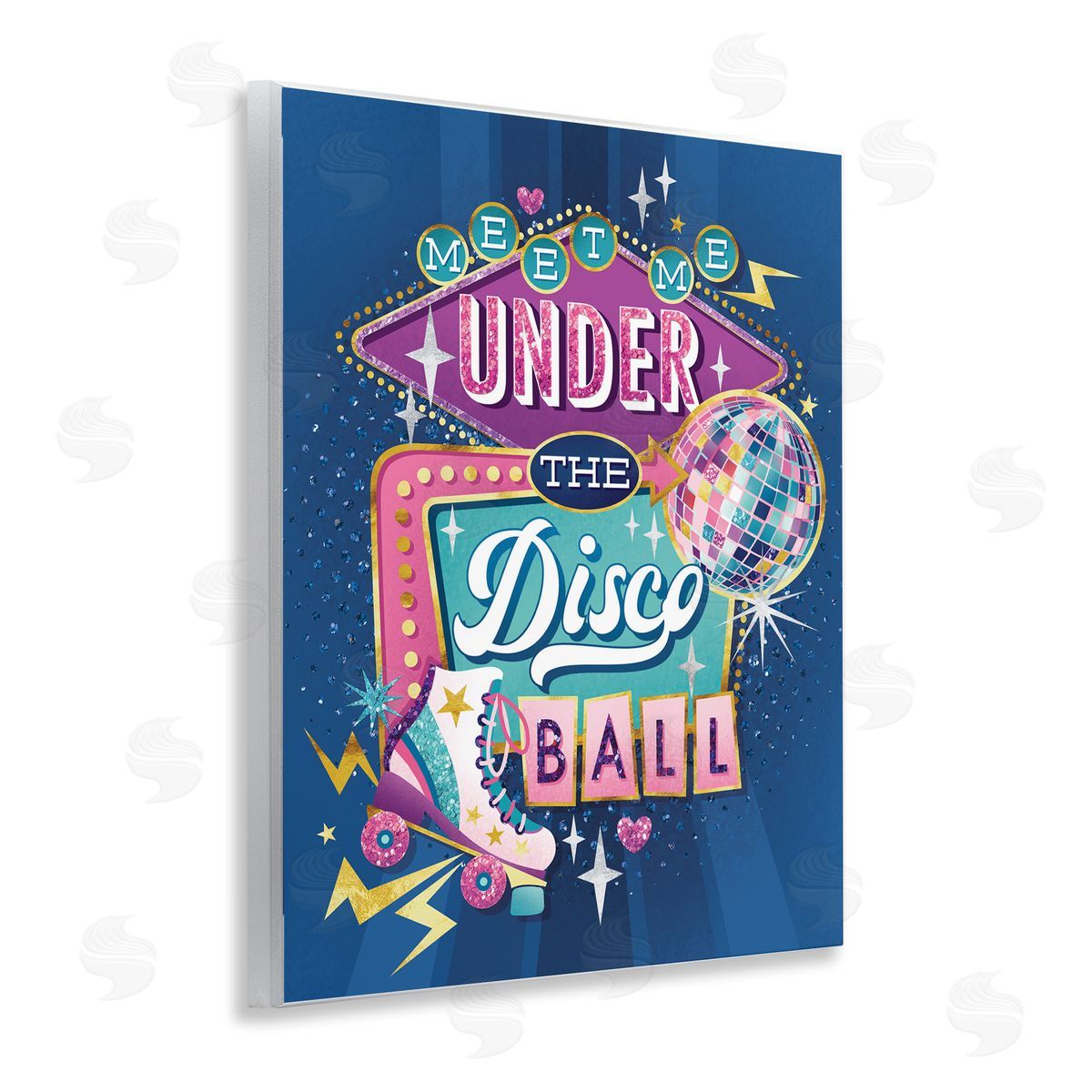 Courtney Morgenstern Meet Me Under Disco Ball Canvas Wall Art Print