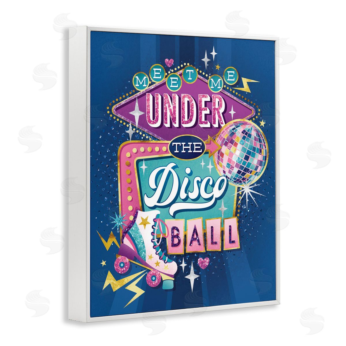 Courtney Morgenstern Meet Me Under Disco Ball Canvas Wall Art Print