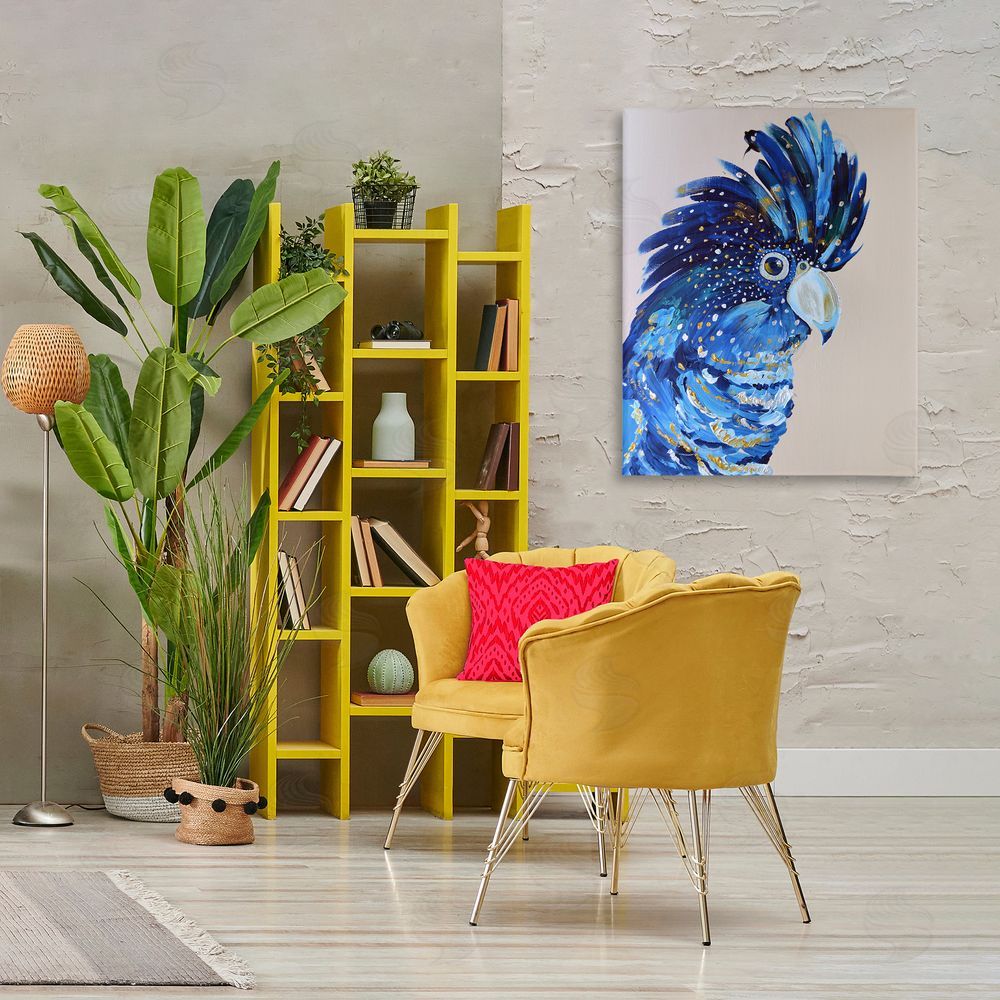 Jennifer Seeley Coco The Cockatoo Printed Wall Art in Room