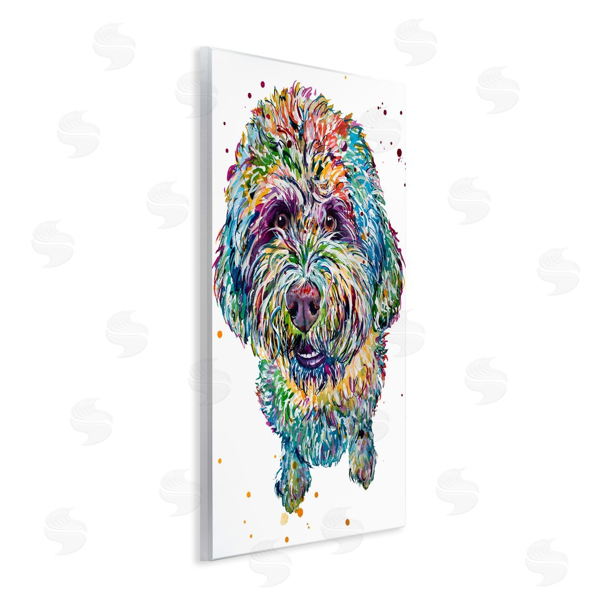 Jennifer Seeley Lagotto Romagnolo Puppy Wall Plaque Art Print