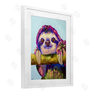 Jennifer Seeley | Vibrant Sloth Hanging on Branch