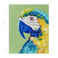 Jennifer Seeley | Macaw Parrot on Green