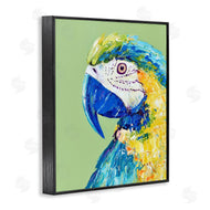 Jennifer Seeley | Macaw Parrot on Green