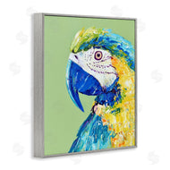 Jennifer Seeley | Macaw Parrot on Green
