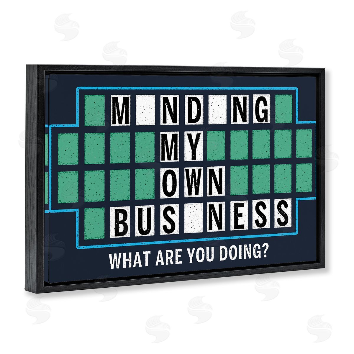 Jedco Brands, Inc. Minding My Own Business Game Canvas Wall Art Print