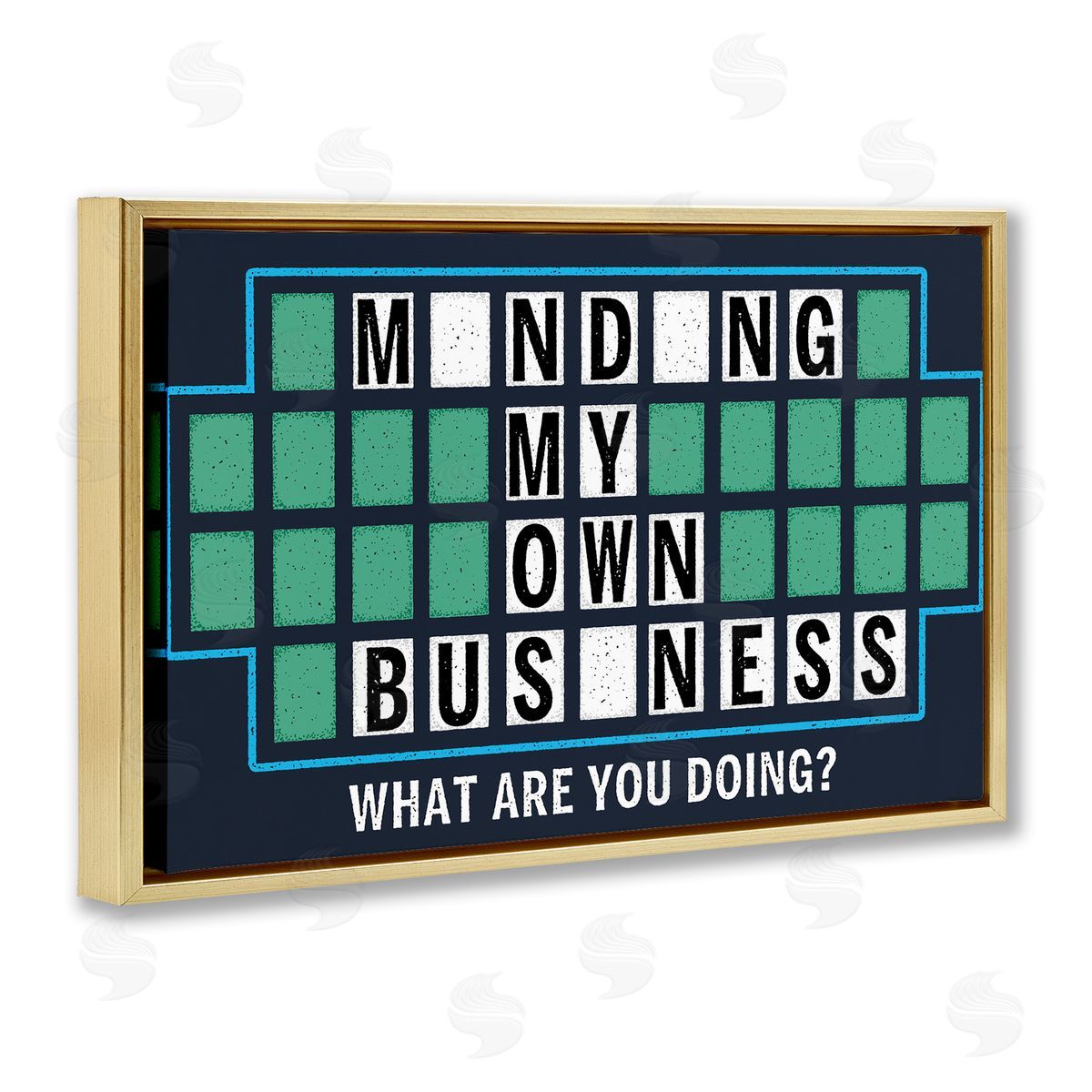 Jedco Brands, Inc. Minding My Own Business Game Canvas Wall Art Print