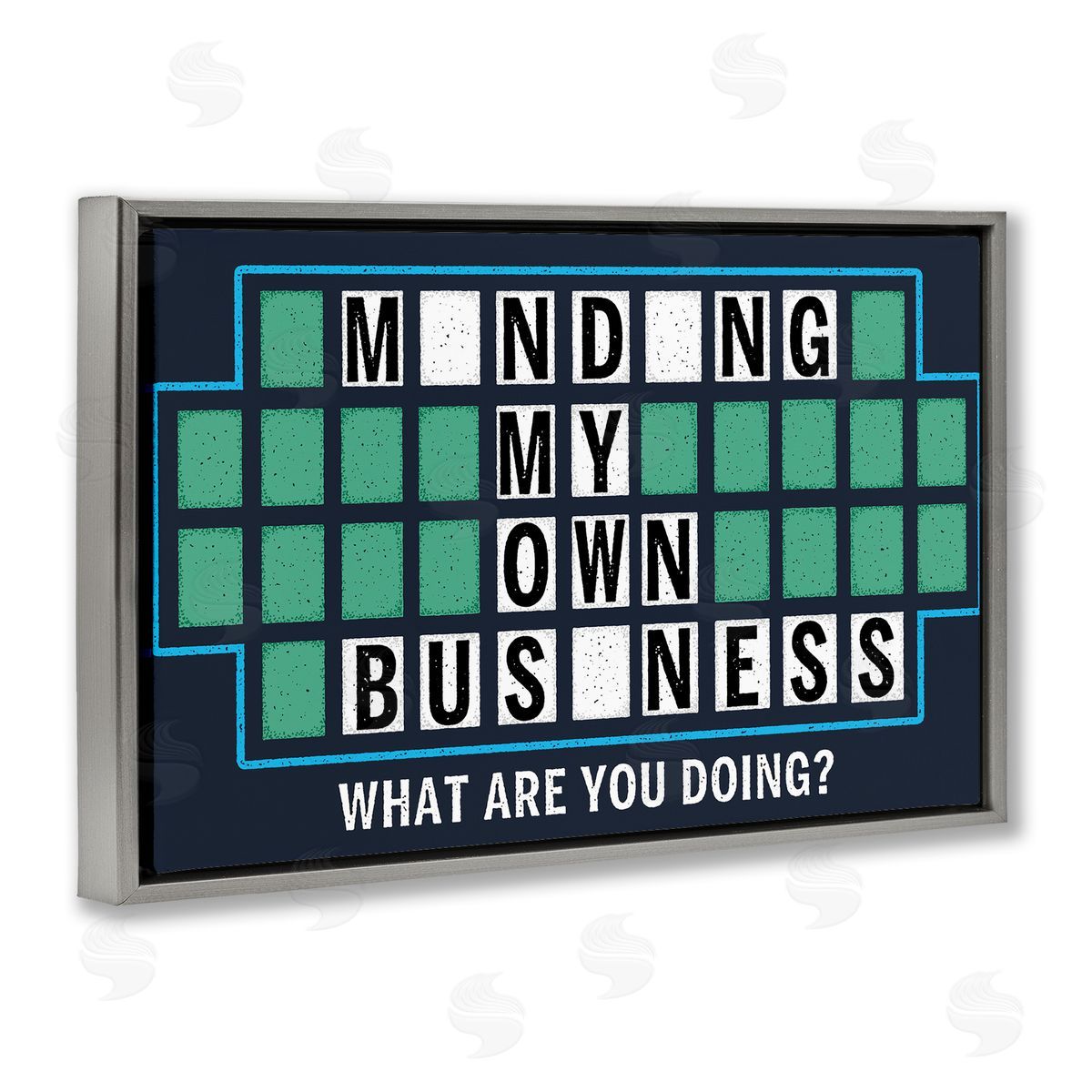 Jedco Brands, Inc. Minding My Own Business Game Canvas Wall Art Print