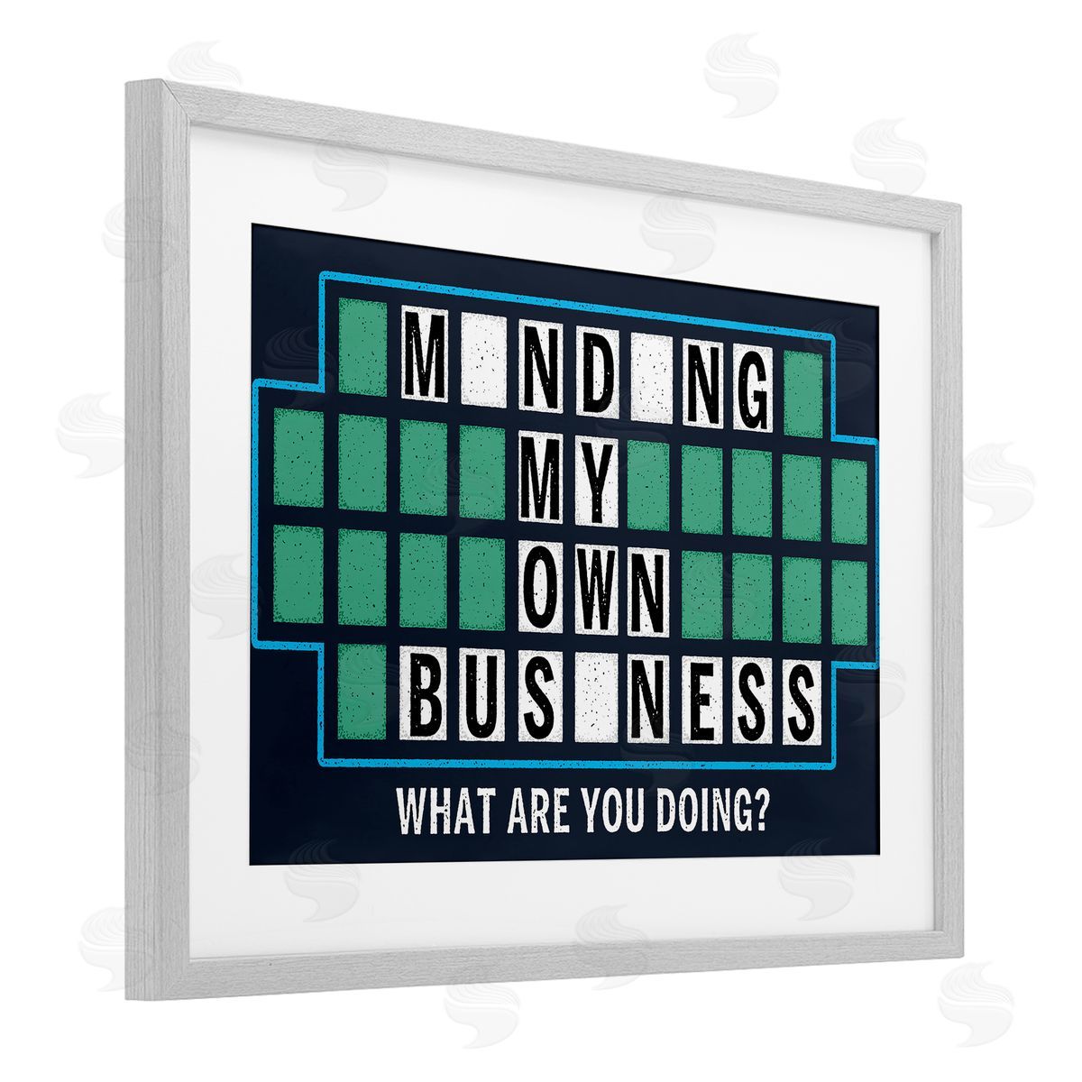 Jedco Brands, Inc. Minding My Own Business Game Canvas Wall Art Print