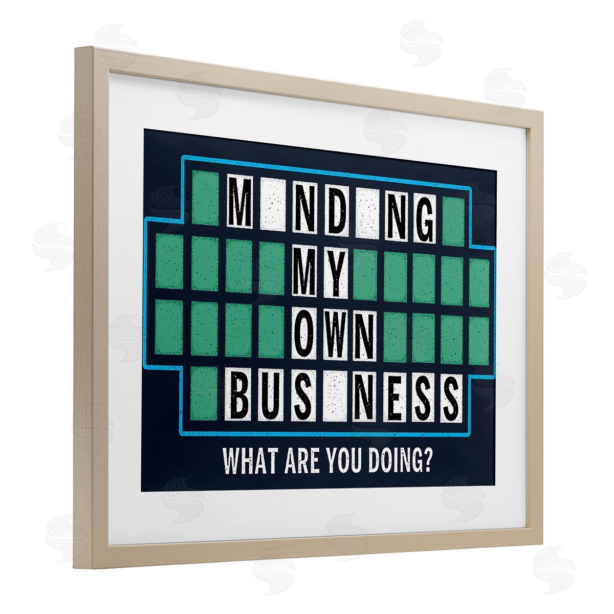 Jedco Brands, Inc. Minding My Own Business Game Canvas Wall Art Print
