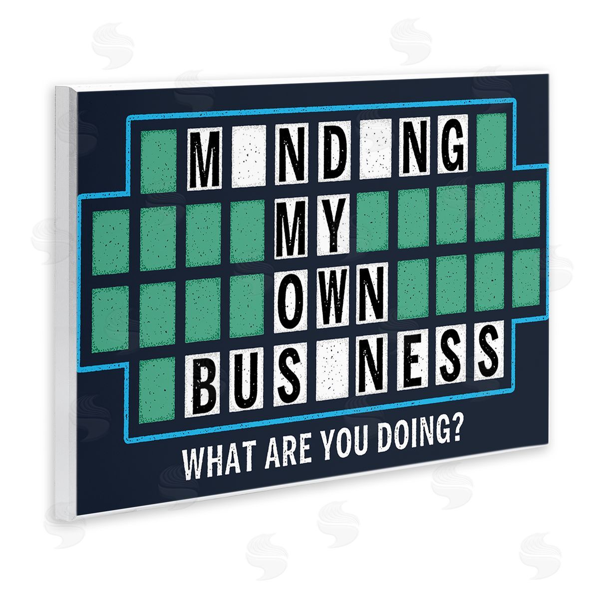 Jedco Brands, Inc. Minding My Own Business Game Canvas Wall Art Print