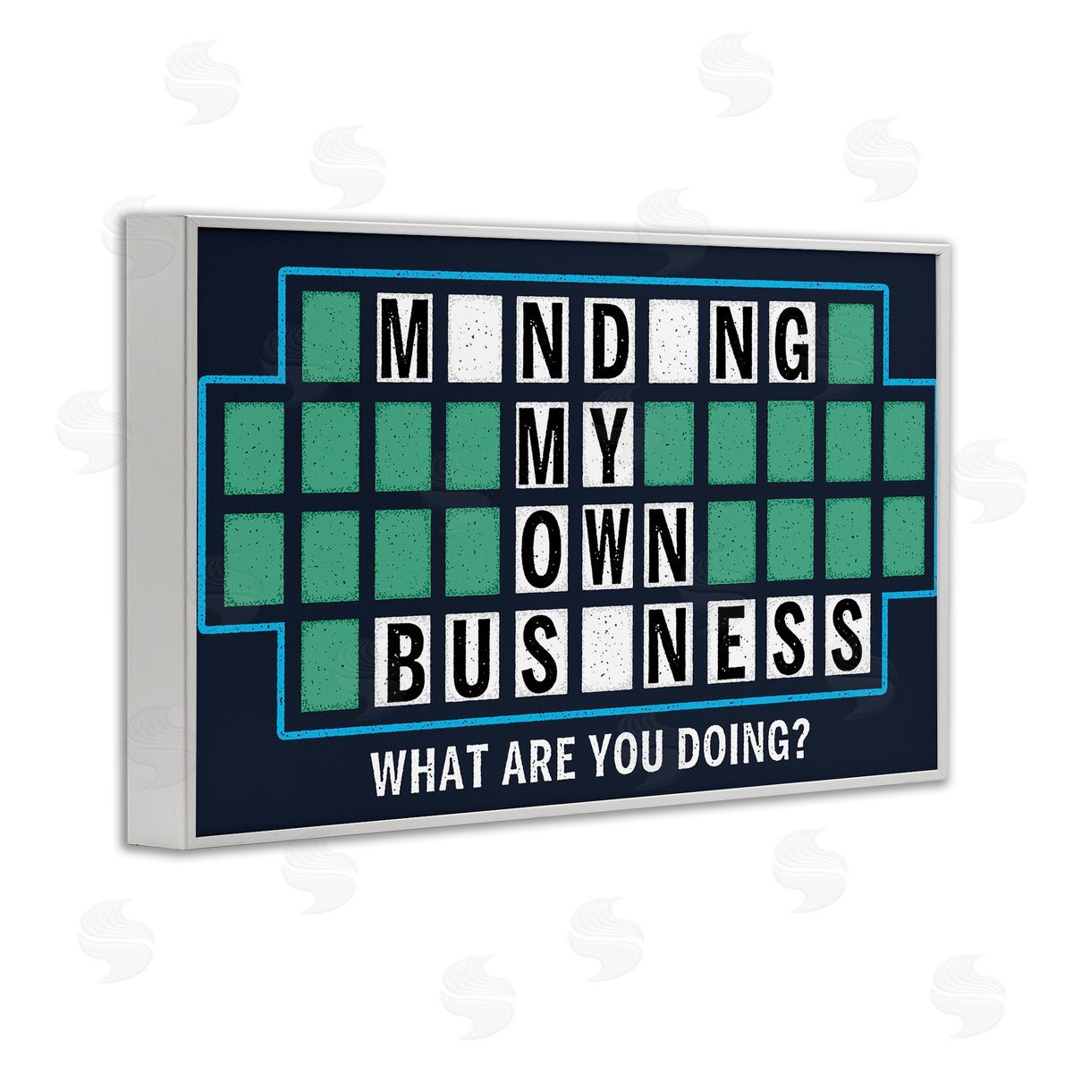 Jedco Brands, Inc. Minding My Own Business Game Canvas Wall Art Print