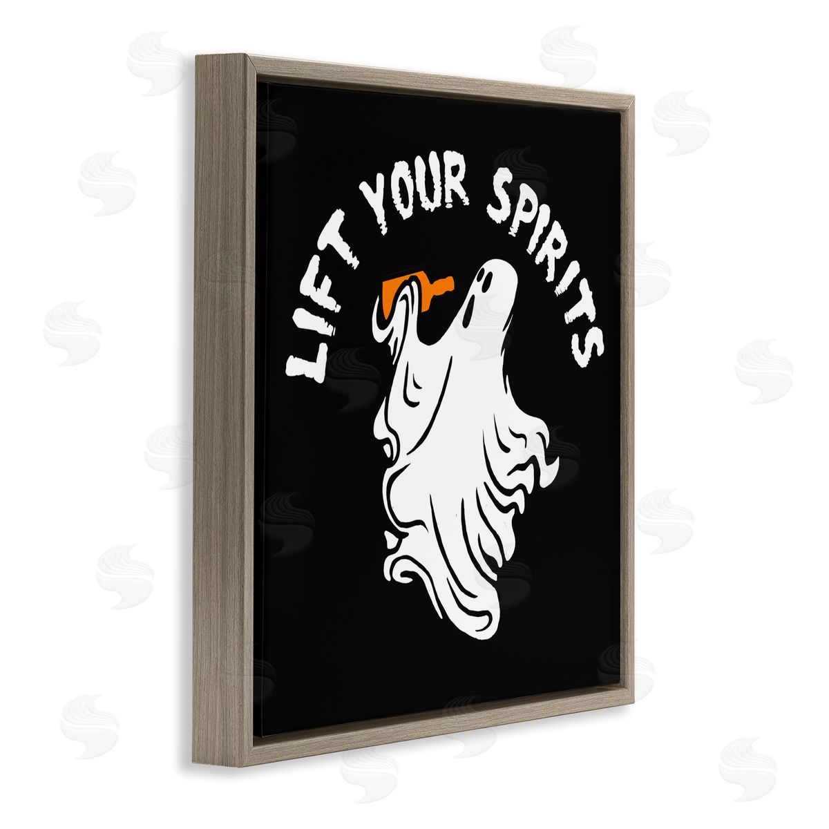 Jedco Brands, Inc. Lift Your Spirits Ghost Canvas Wall Art Print