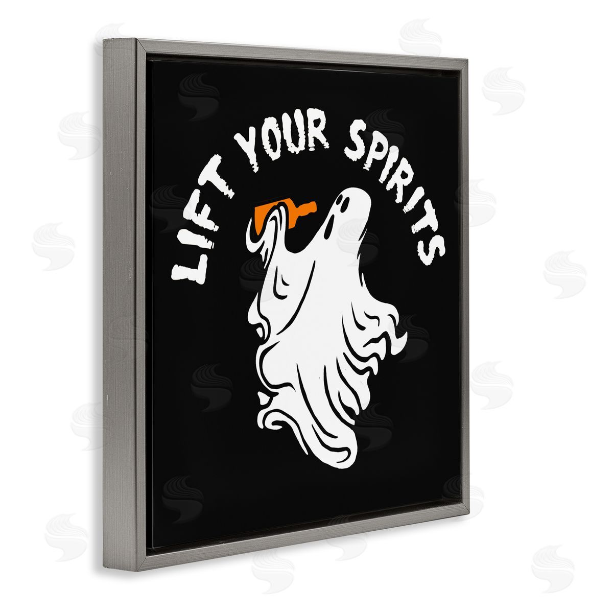 Jedco Brands, Inc. Lift Your Spirits Ghost Canvas Wall Art Print