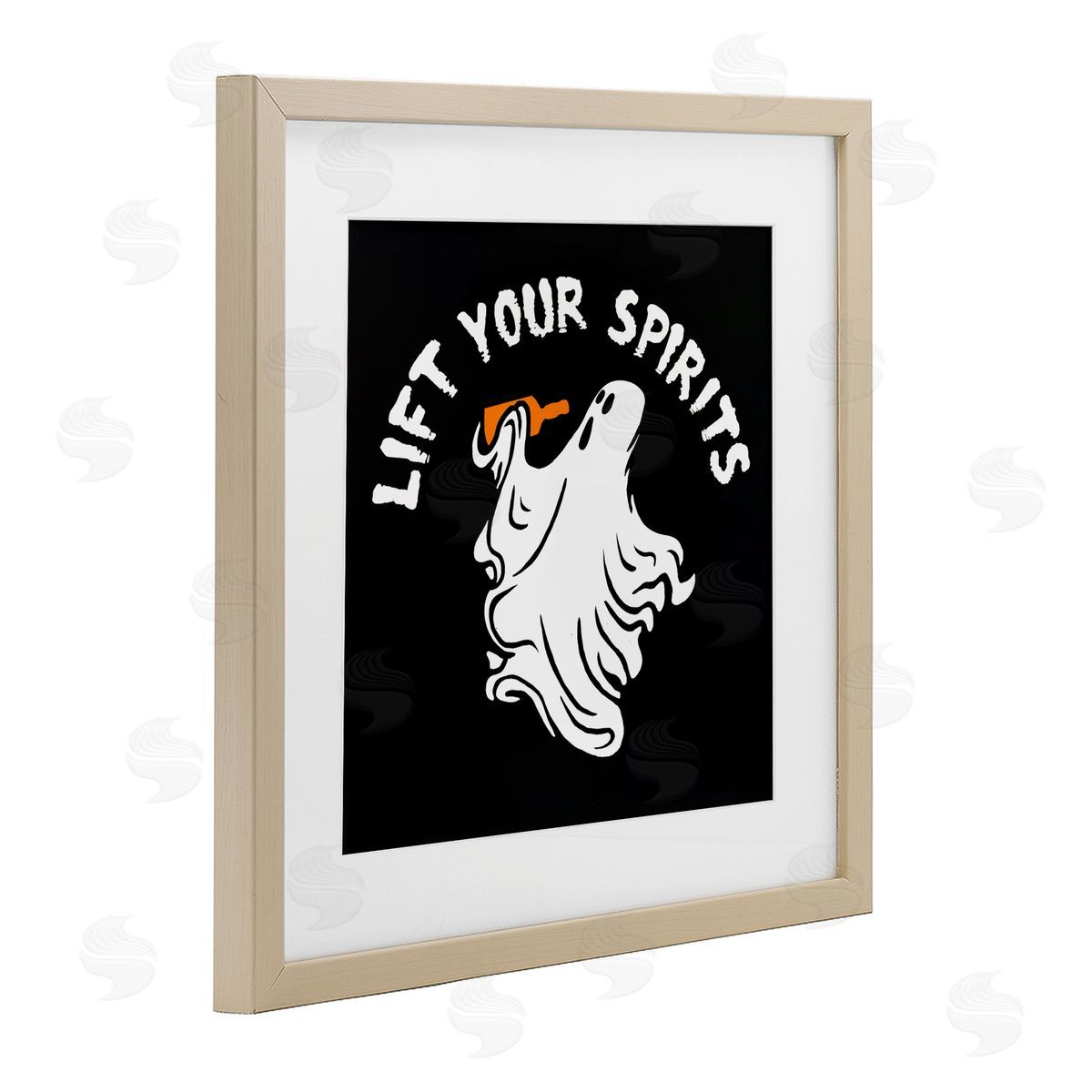 Jedco Brands, Inc. Lift Your Spirits Ghost Canvas Wall Art Print
