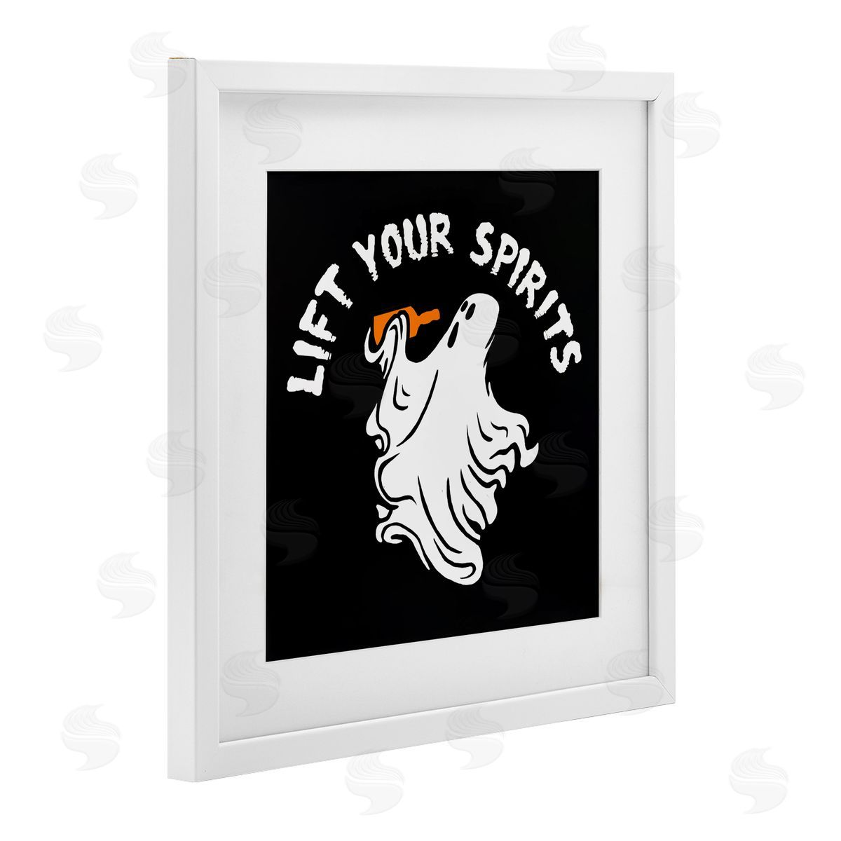 Jedco Brands, Inc. Lift Your Spirits Ghost Canvas Wall Art Print