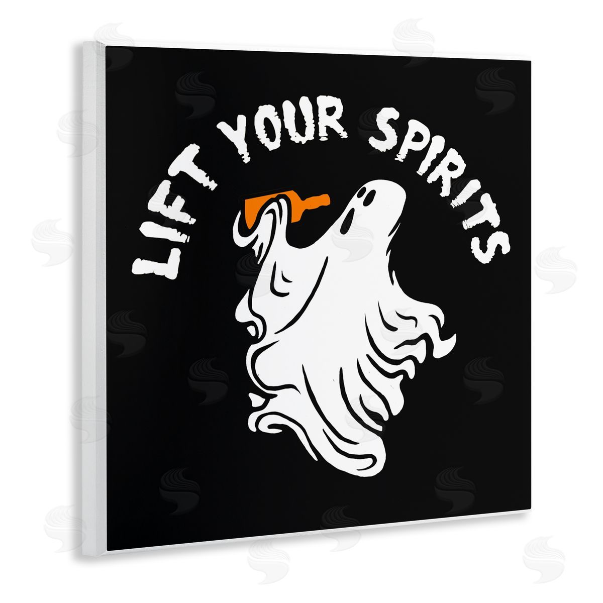 Jedco Brands, Inc. Lift Your Spirits Ghost Canvas Wall Art Print