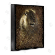Collin Bogle | Lion On Rustic Bark