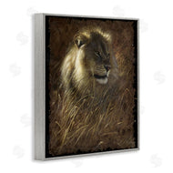 Collin Bogle | Lion On Rustic Bark