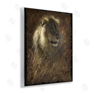 Collin Bogle | Lion On Rustic Bark