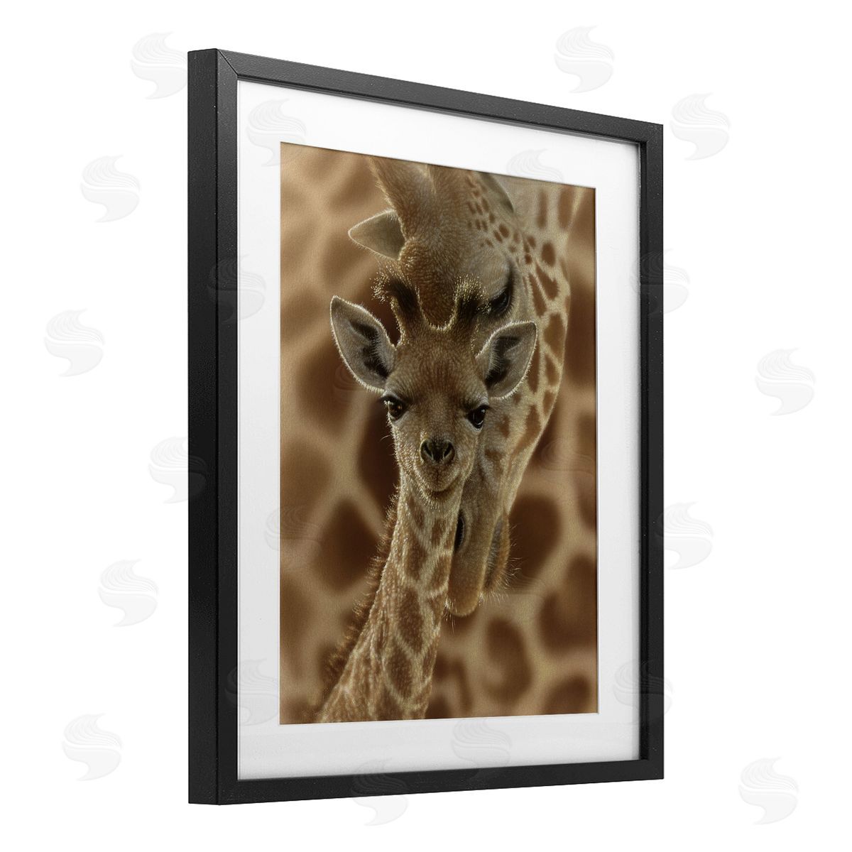 Collin Bogle Newborn Giraffe Calf Canvas Wall Art Print