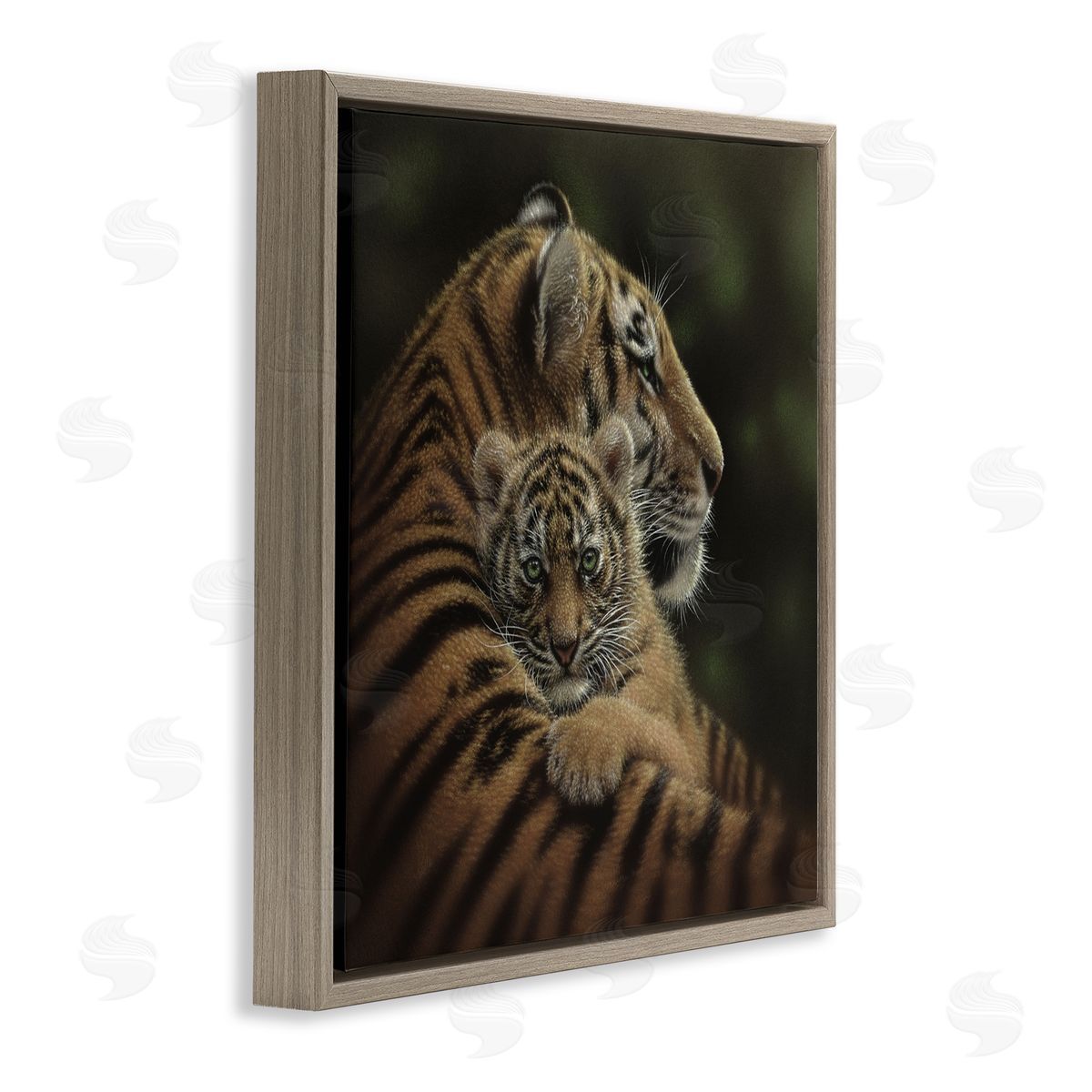 Collin Bogle Cherished Tiger Cub Canvas Wall Art Print