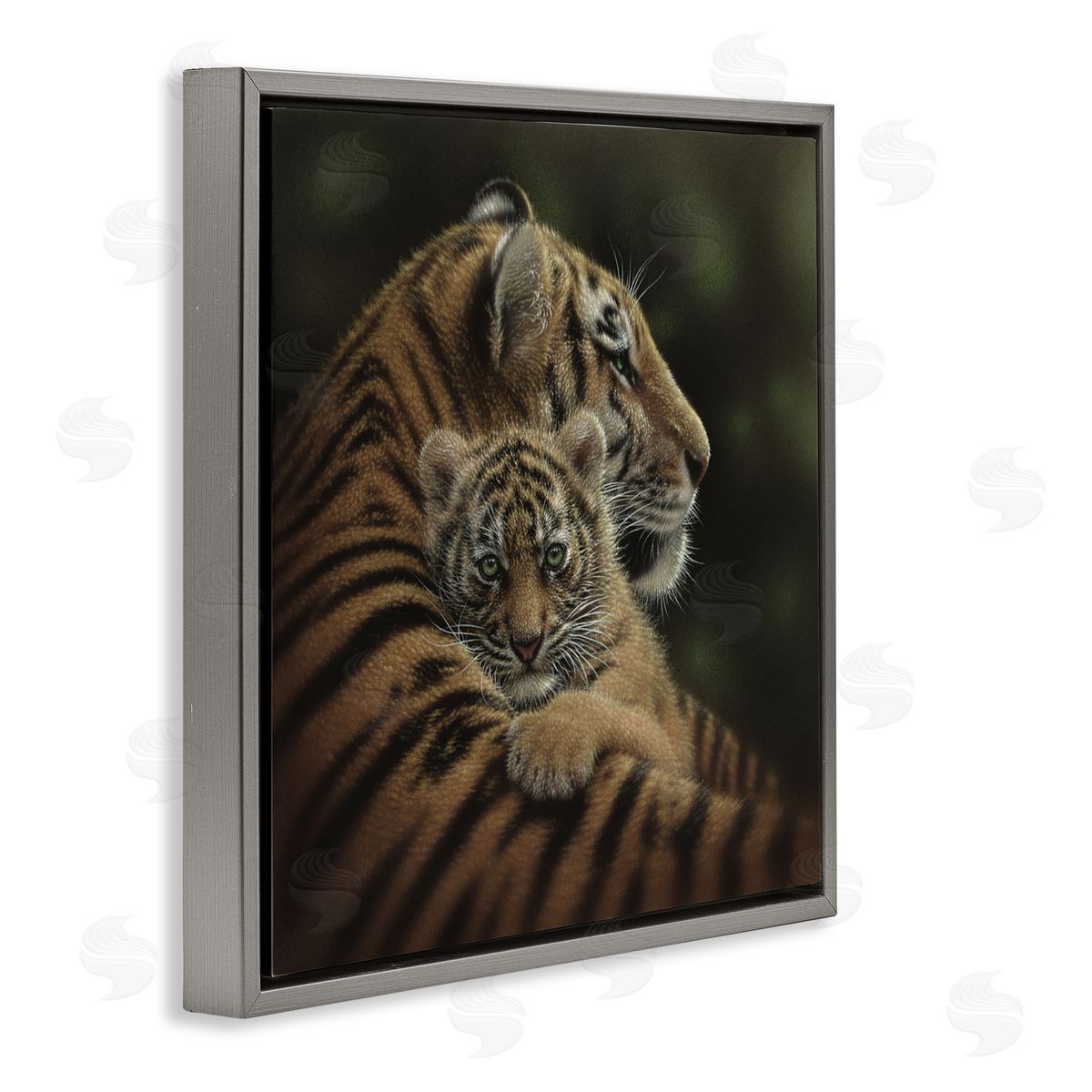 Collin Bogle Cherished Tiger Cub Canvas Wall Art Print