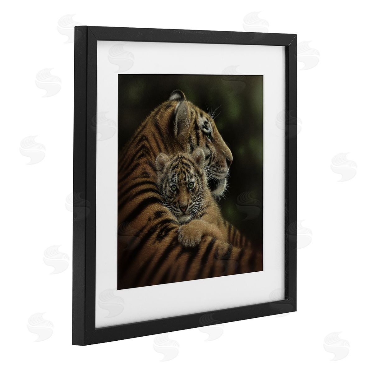 Collin Bogle Cherished Tiger Cub Canvas Wall Art Print