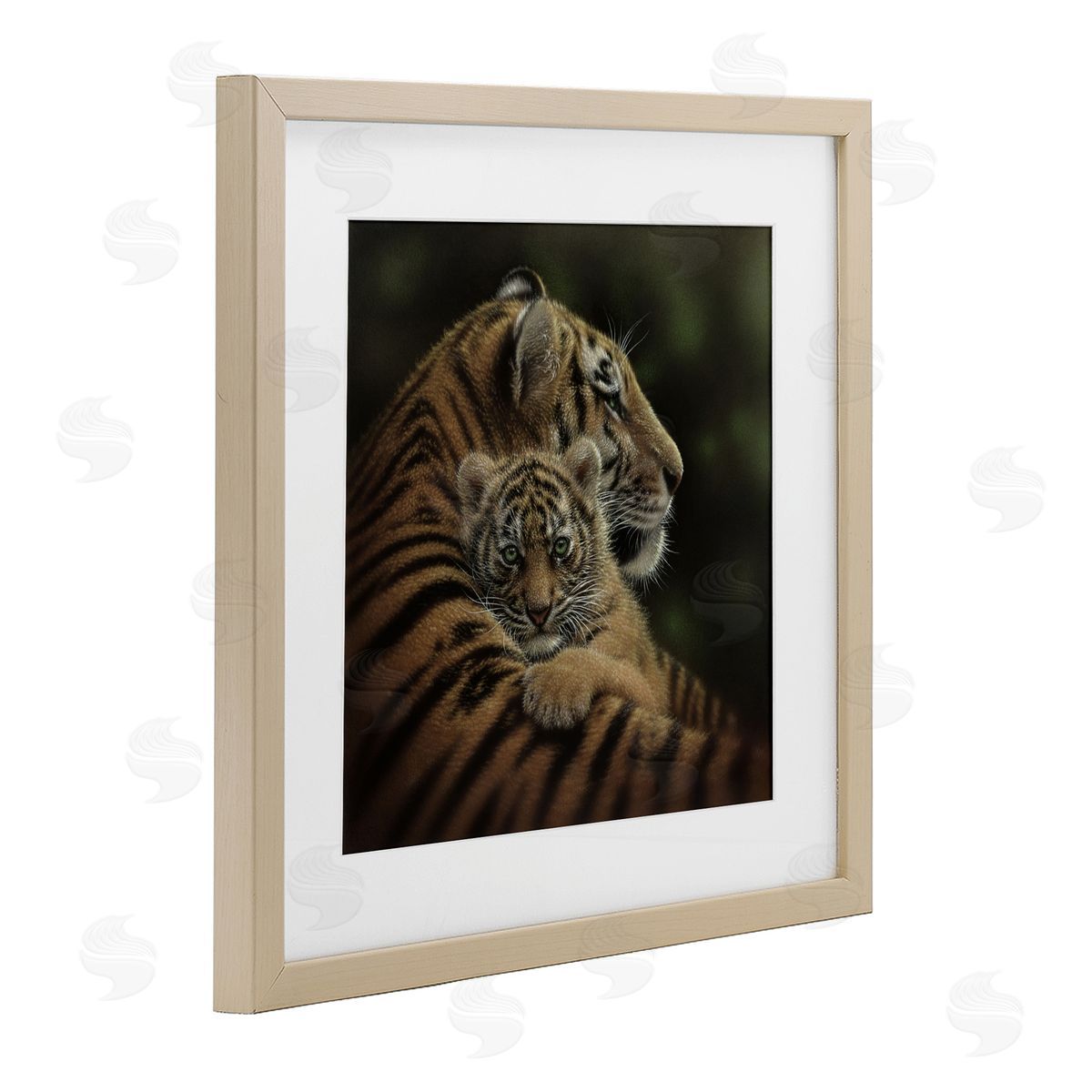 Collin Bogle Cherished Tiger Cub Canvas Wall Art Print